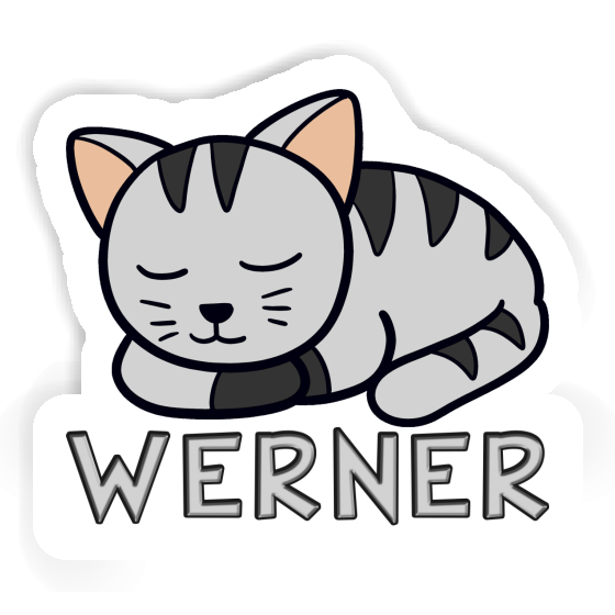 Sticker Werner Cat Image