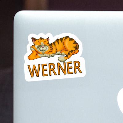 Sticker Werner Katze Gift package Image