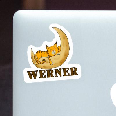 Werner Autocollant Chat Image