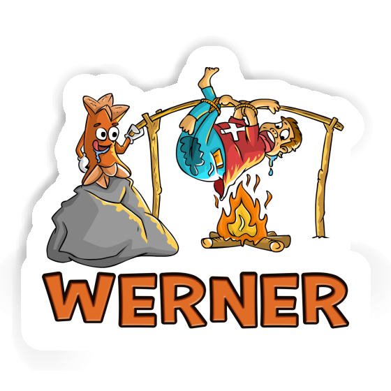 Sticker Werner Cervelat Notebook Image