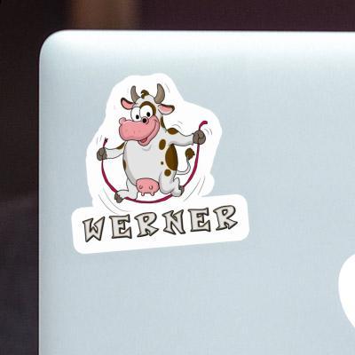 Autocollant Werner Vache Notebook Image