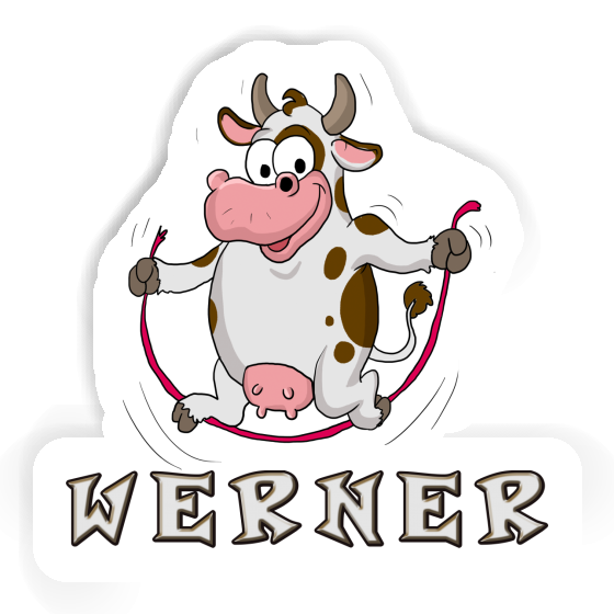 Werner Sticker Cow Notebook Image