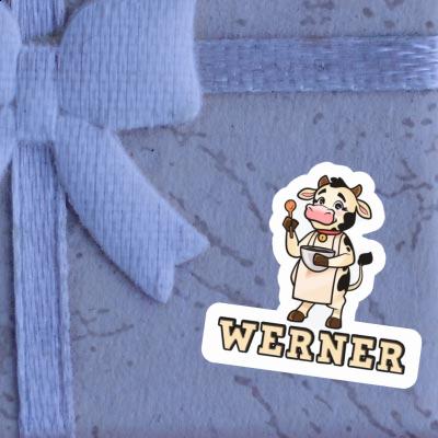 Sticker Kuh Werner Gift package Image