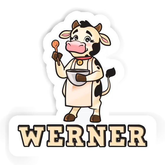 Sticker Kuh Werner Gift package Image