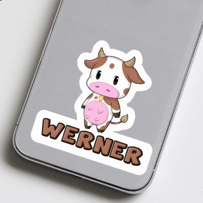 Werner Sticker Cow Image