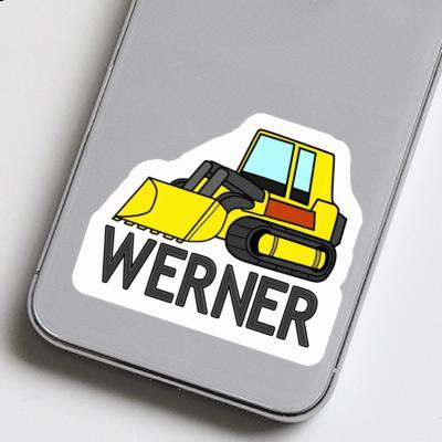 Raupenlader Sticker Werner Notebook Image