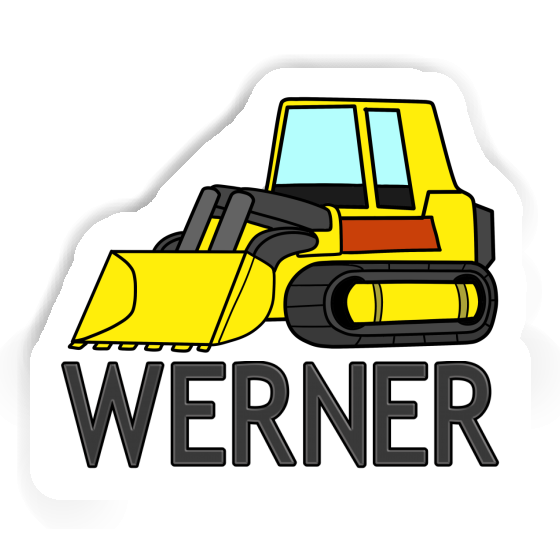 Raupenlader Sticker Werner Image