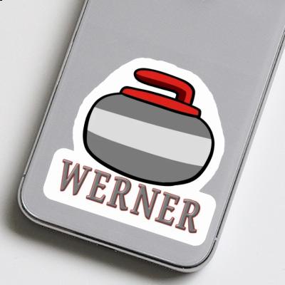 Werner Sticker Curling Stone Laptop Image