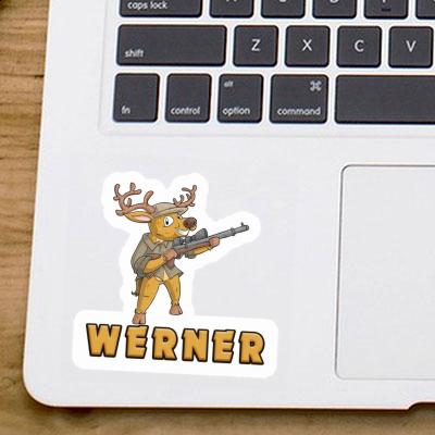 Werner Autocollant Cerf Laptop Image