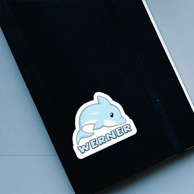 Sticker Werner Dolphin Laptop Image