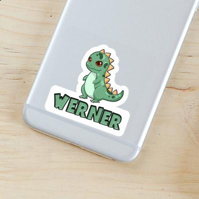 Autocollant Dino Werner Gift package Image