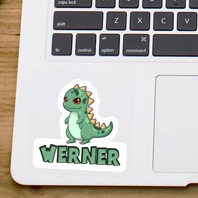 Dino Sticker Werner Notebook Image