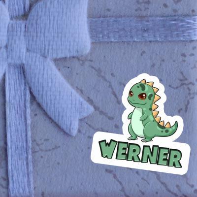 T-Rex Sticker Werner Laptop Image