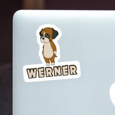 Autocollant Werner Boxer Notebook Image
