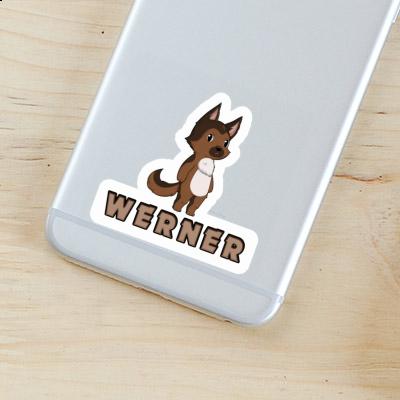Deutscher Schäferhund Sticker Werner Laptop Image