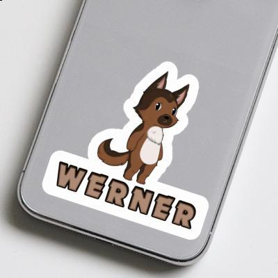 Werner Sticker German Sheperd Image