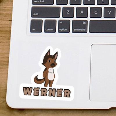 Deutscher Schäferhund Sticker Werner Image