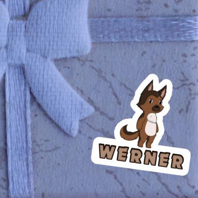 Werner Sticker German Sheperd Laptop Image
