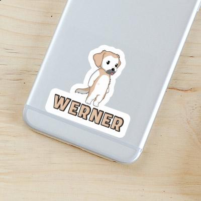 Golden Retriever Autocollant Werner Gift package Image