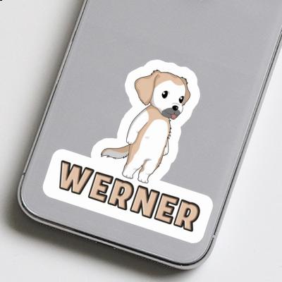 Werner Sticker Golden Retriever Notebook Image