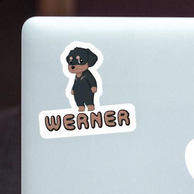 Rottweiler Sticker Werner Notebook Image