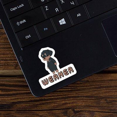 Rottweiler Sticker Werner Laptop Image