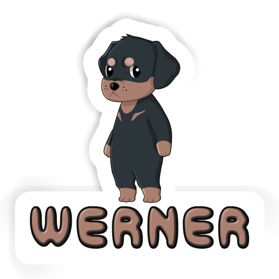 Sticker Werner Rottweiler Gift package Image
