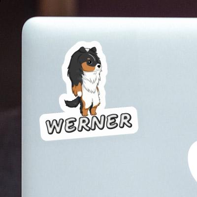 Werner Sticker Sheltie Laptop Image