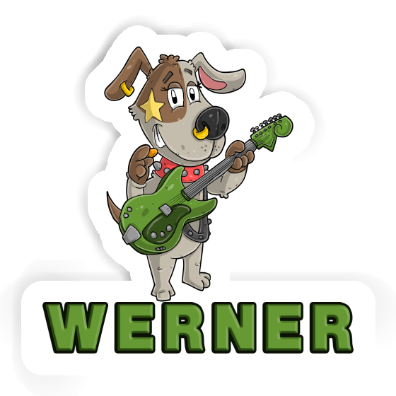 Guitariste Autocollant Werner Gift package Image