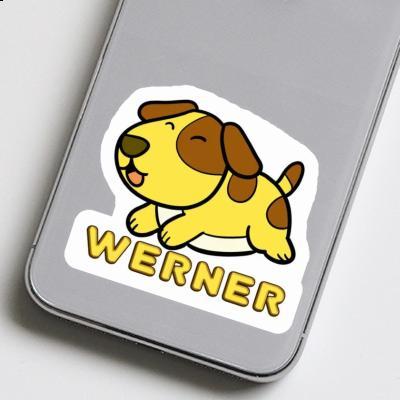 Sticker Werner Dog Notebook Image