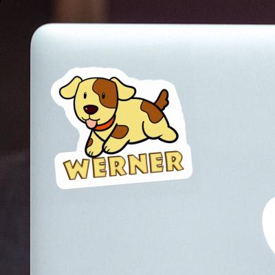 Sticker Werner Hund Laptop Image
