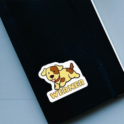 Sticker Werner Hund Notebook Image