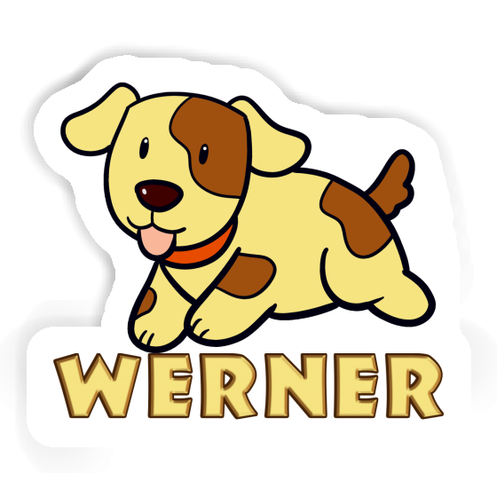 Autocollant Chien Werner Gift package Image