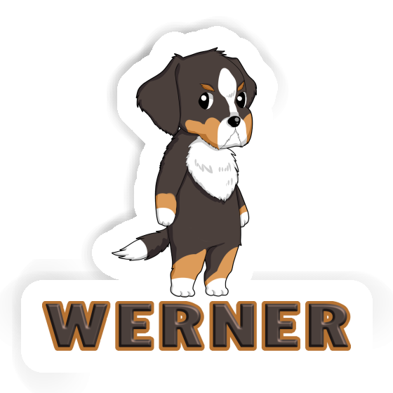 Bernese Mountain Dog Sticker Werner Notebook Image