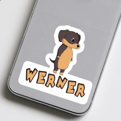 Dachshund Sticker Werner Laptop Image