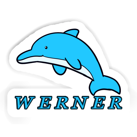 Sticker Dolphin Werner Laptop Image