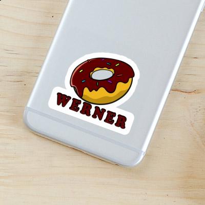 Werner Sticker Doughnut Laptop Image