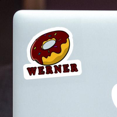 Sticker Werner Krapfen Laptop Image