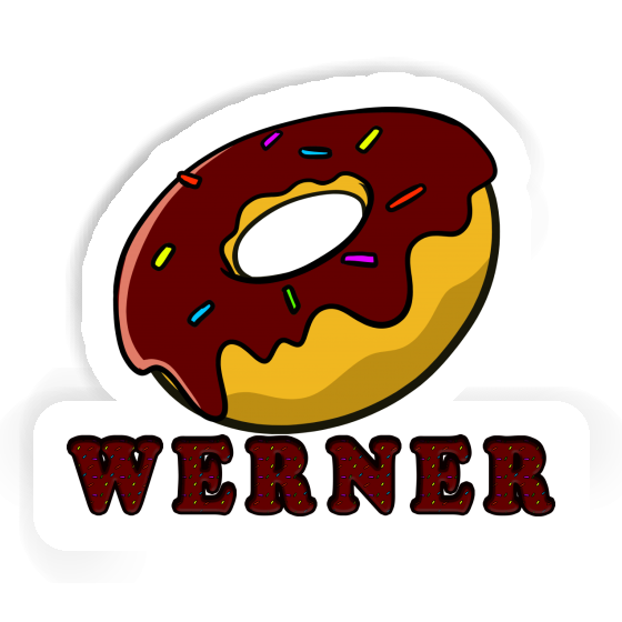 Autocollant Werner Donut Notebook Image