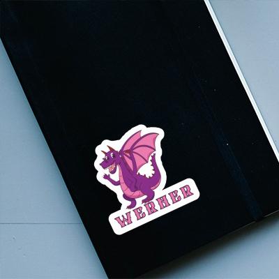 Mutterdrache Sticker Werner Laptop Image