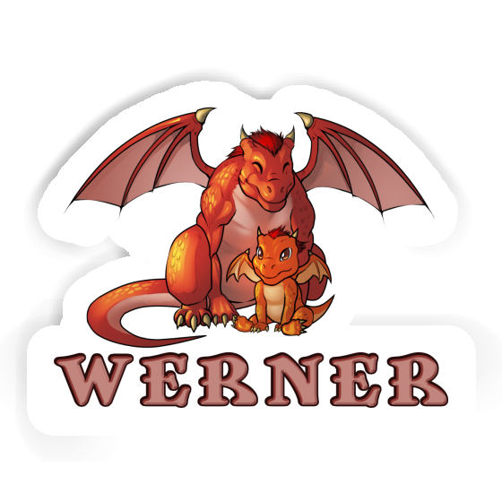 Werner Sticker Drache Image