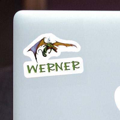 Sticker Werner Dragon Laptop Image