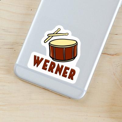 Trommel Sticker Werner Image
