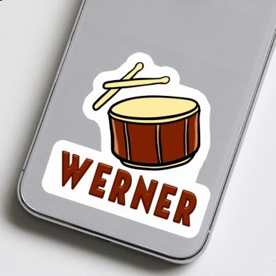 Werner Autocollant Tambour Notebook Image