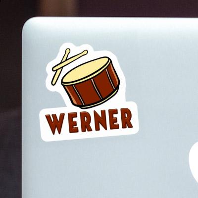 Trommel Sticker Werner Gift package Image