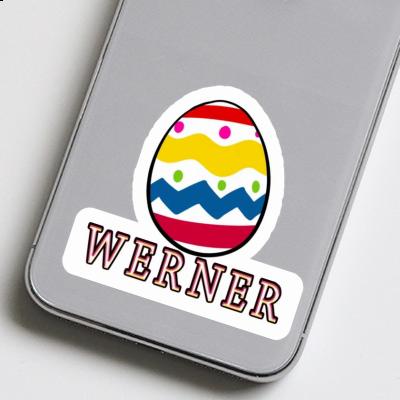 Sticker Werner Easter Egg Notebook Image