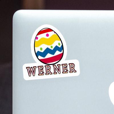 Sticker Werner Easter Egg Laptop Image