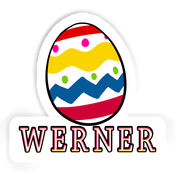 Sticker Werner Easter Egg Laptop Image