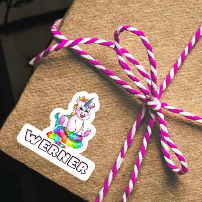 Sticker Baby Unicorn Werner Gift package Image