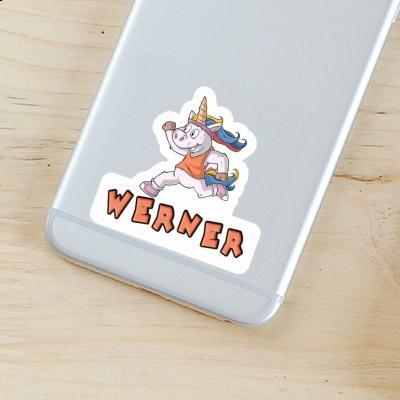 Werner Sticker Joggerin Notebook Image